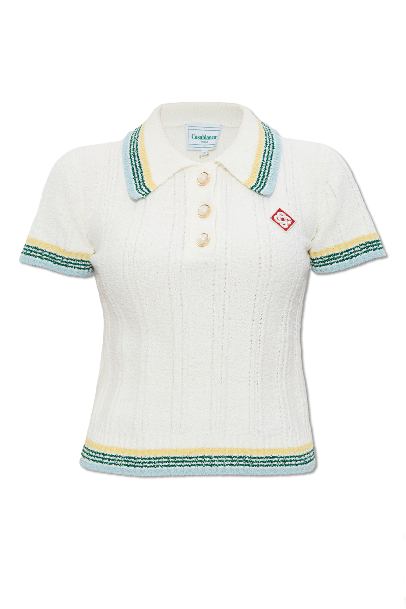 売れ筋商品|||リプレイ Tシャツ レディース トップス MONTE CARLO TENNIS CLUB V NECK TOP - Polo shirt - off-white The Wimbledon Online Shop ︳ Ribbed Collar 1/4 Zip Top in White